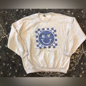 Smiley face Kentucky sweatshirt brand new